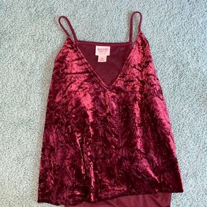 Red Velvet Tank Top